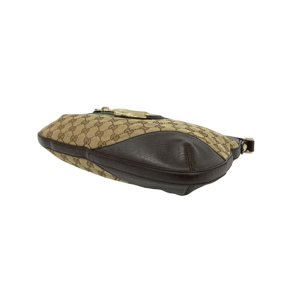 GUCCI Brown Leather Horsebit Shoulder Bag - Picture 8 of 10